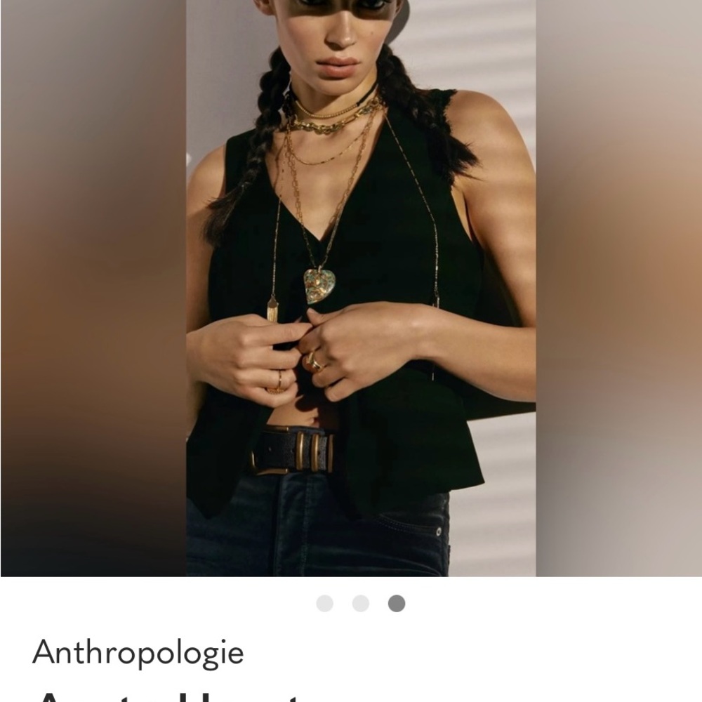 Anthropologie Heart necklace